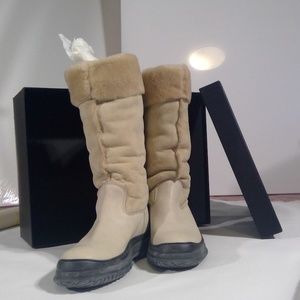 Hogan Beige Boots NEW